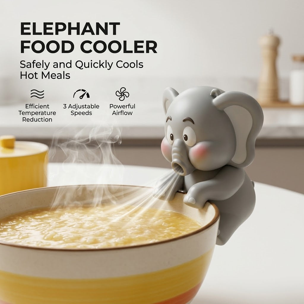 Clip-On Food Cooling Mini Fan