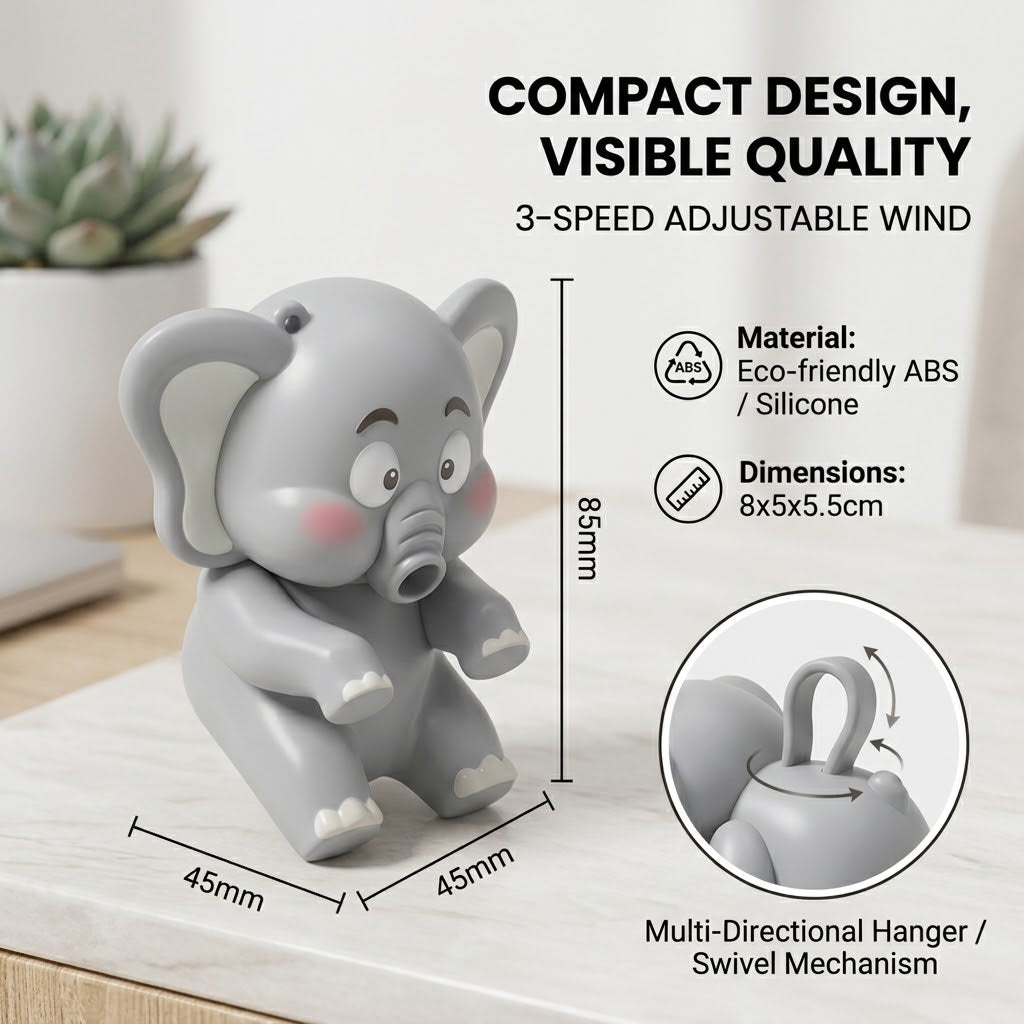 Clip-On Food Cooling Mini Fan