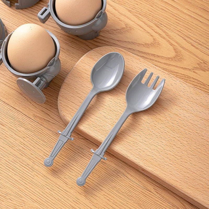 Knight-Style Egg Holder Set