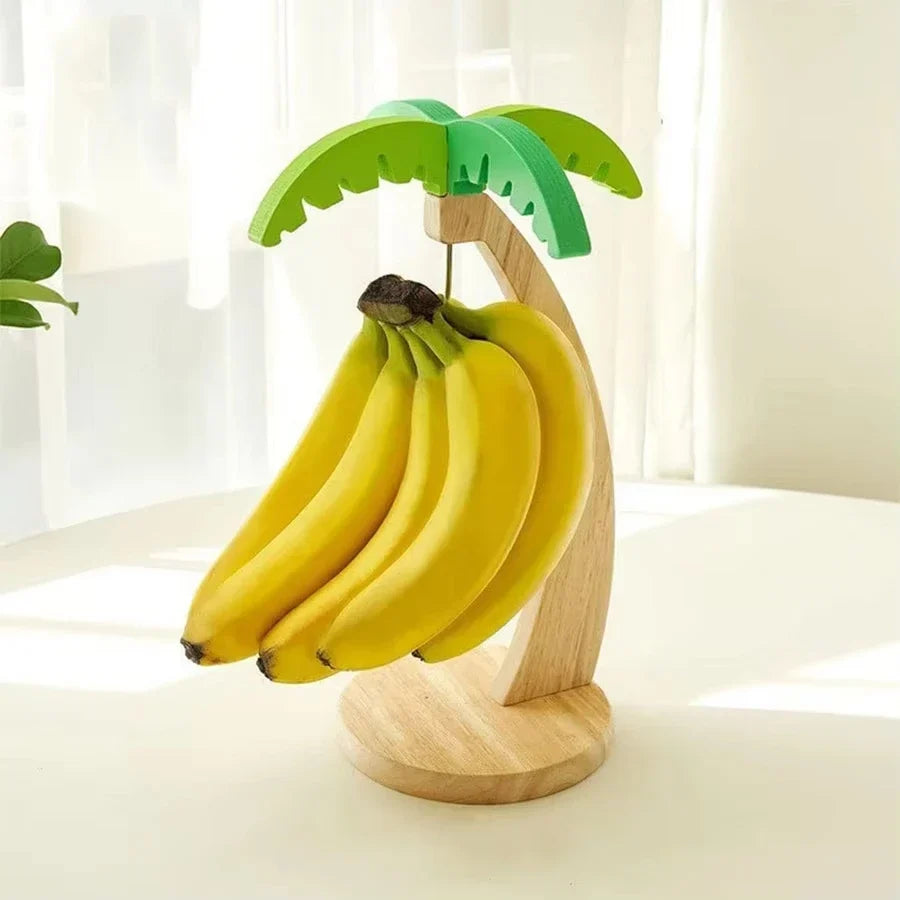 Palm Tree Wooden Fruit Hanger