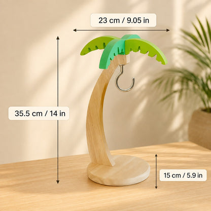 Palm Tree Wooden Fruit Hanger