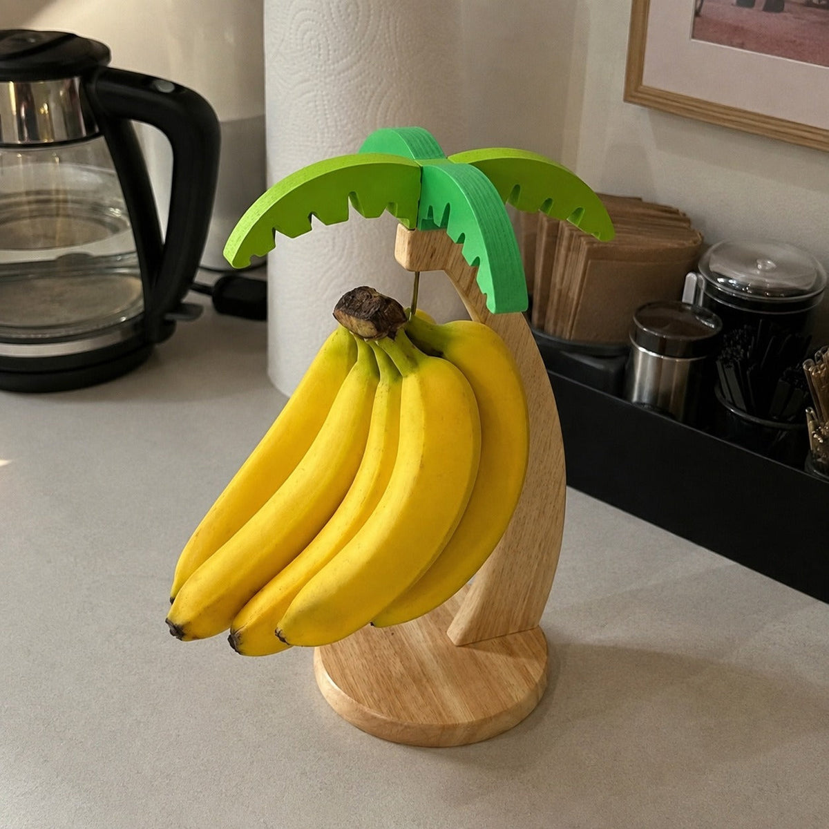 Palm Tree Wooden Fruit Hanger
