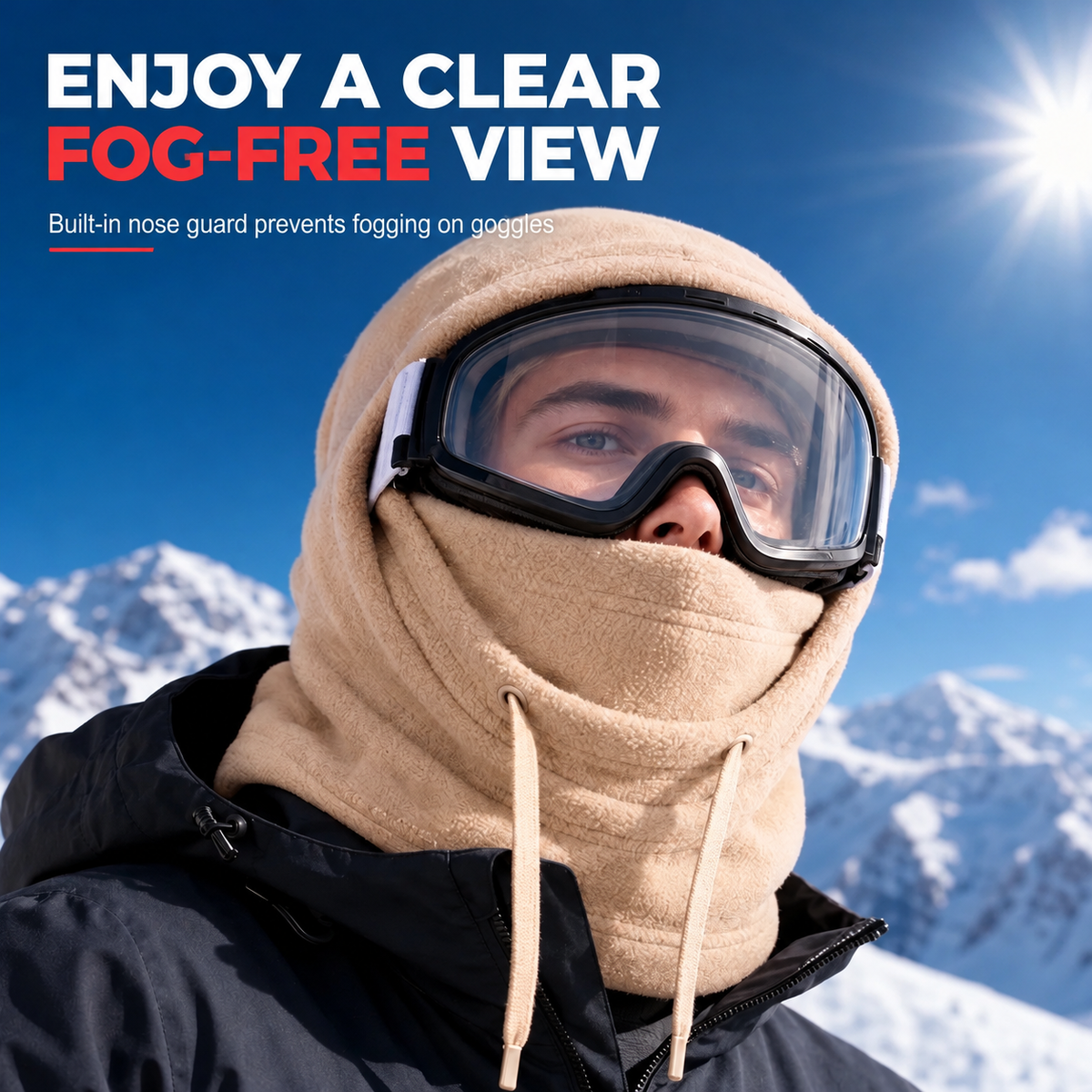 Warm Winter Ski Balaclava for Outdoor Activities