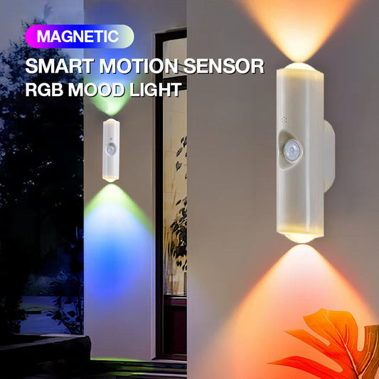 Rechargeable LED Motion Sensor Night Light – Magnetic Wall Lamp