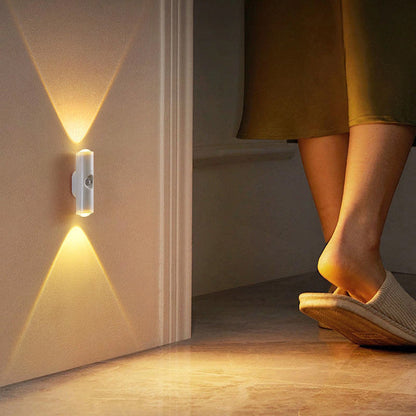 Rechargeable LED Motion Sensor Night Light – Magnetic Wall Lamp
